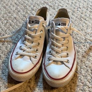 White Low Top Converse